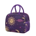 thumbnail image 1 of Lunch Bag Lunch Box for Women Reusable Insulated Lunch Bags,Water-Resistant Starry Night Sky Moon and Stars Zodiac Constellation Cooler Lunch Tote Bag, Large Capacity for Work Travel Picnic, 1 of 6