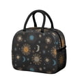 thumbnail image 1 of Lunch Bag Lunch Box for Women Reusable Insulated Lunch Bags,Water-Resistant Sun and Moon Pattern Cooler Lunch Tote Bag, Large Capacity for Work Travel Picnic, 1 of 6