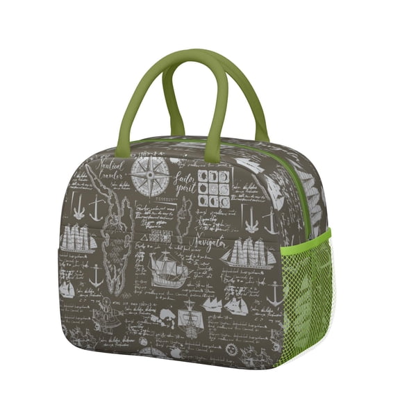 Lunch Bag Lunch Box for Women Reusable Insulated Lunch Bags,Water-Resistant Trave Theme Moon Cooler Lunch Tote Bag, Large Capacity for Work Travel Picnic