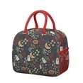 thumbnail image 1 of Lunch Bag Lunch Box for Women Reusable Insulated Lunch Cooler Bags,Large Capacity for Work Travel Picnic,Water-Resistant Halloween Lunch Tote Bag Gifts for Woman Mom Red, 1 of 6