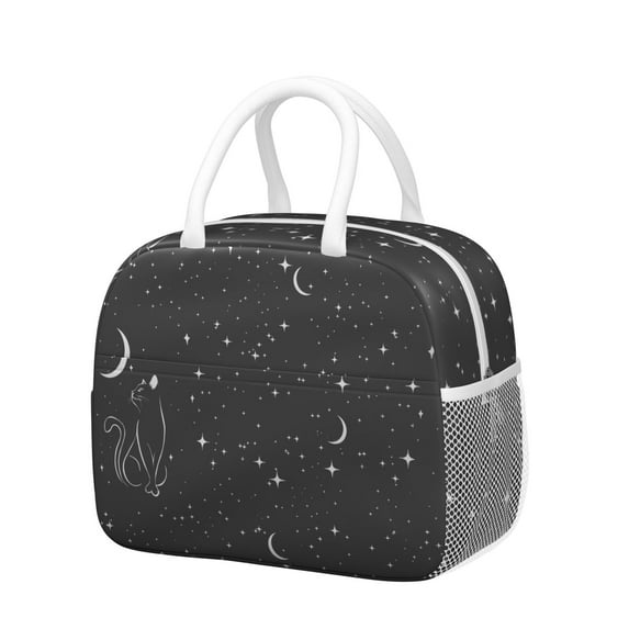 Lunch Bag Lunch Box for Women Reusable Insulated Lunch Bags,Water-Resistant Gothic Cooler Lunch Tote Bag, Large Capacity for Work Travel Picnic