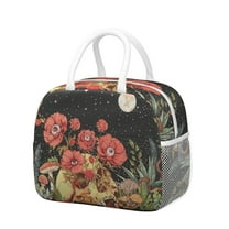 Lunch Bag Lunch Box for Women Reusable Insulated Lunch Bags,Water-Resistant Gothic Cooler Lunch Tote Bag, Large Capacity for Work Travel Picnic