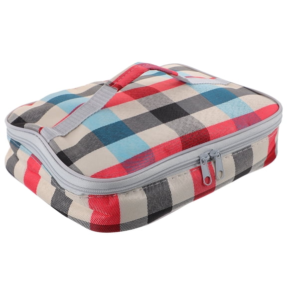 STRANDCHIC Strandchic Insulated Lunch Bag Multi Color Oxford Cloth Tin Foil for Outdoor Storage