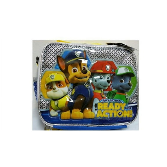 Lunch Bag - Paw Patrol - Silver Team Kit Case New 121765