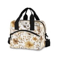 thumbnail image 1 of Lunch Bag Portable Crossbody Meal Bag Cooler Bag Insulated Lunch Bag Food Bag Handheld & Crossbody Design Charming Yellow Flowers, 1 of 6