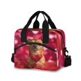 thumbnail image 1 of Lunch Bag Portable Crossbody Meal Bag Cooler Bag Insulated Lunch Bag Food Bag Handheld & Crossbody Design Cute Valentine's Day Dog, 1 of 6