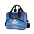 thumbnail image 1 of Lunch Bag Portable Crossbody Meal Bag Cooler Bag Insulated Lunch Bag Food Bag Handheld & Crossbody Design Frozen Palace Ice Snow, 1 of 6