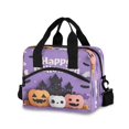 thumbnail image 1 of Lunch Bag Portable Crossbody Meal Bag Cooler Bag Insulated Lunch Bag Food Bag Handheld & Crossbody Design Halloween Cartoon Elements, 1 of 6