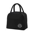 thumbnail image 1 of Lunch Bag Portable Insulated Foldable Handheld Black Bento Lunch Tote For Work Picnic School 1 Pack, 1 of 7