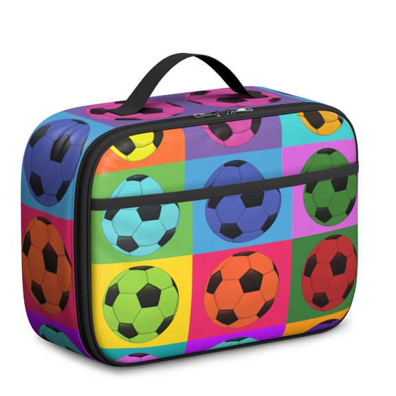 Lunch Bag with Vibrant Cartoon Animation, Kawaii, and Playful Comic Style Designs – Insulated Durable Lunch Tote with Fun, Sketch, and Graffiti Art for School and Travel