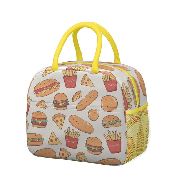 Lunch Bag Women,Cooler Bag for Women Adult Men,Small Leakproof French Frie (15)_26 Lunch Tote Office Lunch Cooler Bag for Work Office Picnic