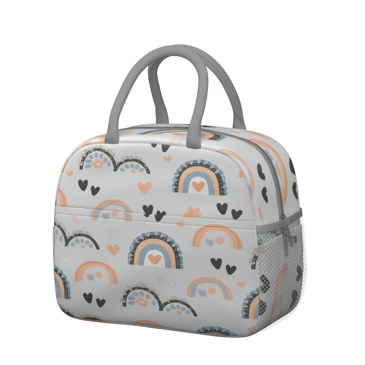 Lunch Bag Women,Cooler Bag for Women Adult Men,Small Leakproof Rainbow Cartoon Lunch Tote Office Lunch Cooler Bag for Work Office Picnic