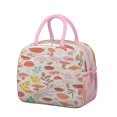 thumbnail image 1 of Lunch Bag Women Insulated Lunch Box Portable Large Cooler Tote for Healthy Eating Enthusiasts with Side Pockets for Work Office Picnic Mushroom, 1 of 7