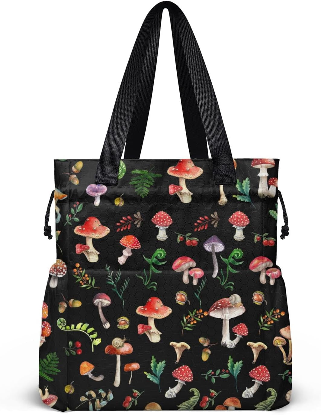 Lunch Bag for Women Insulated Womens Drawstring Lunch Bag for Work, Stain-Resistant Large Lunch Box for Women with Containers, Cinch Closure Cromwell Bag Black Man Reusable Lunch Bag Office