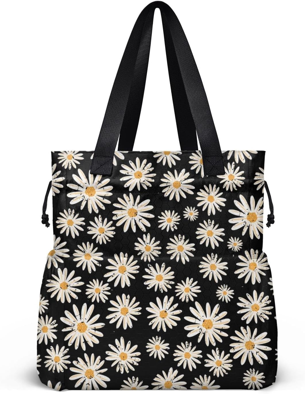 Lunch Bag for Women Insulated Womens Drawstring Lunch Bag for Work, Stain-Resistant Large Lunch Box for Women with Containers, Cinch Closure Cromwell Bag Black Man Reusable Lunch Bag Office