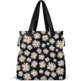 thumbnail image 1 of Lunch Bag for Women Insulated Womens Drawstring Lunch Bag for Work, Stain-Resistant Large Lunch Box for Women with Containers, Cinch Closure Cromwell Bag Black Man Reusable Lunch Bag Office, 1 of 4