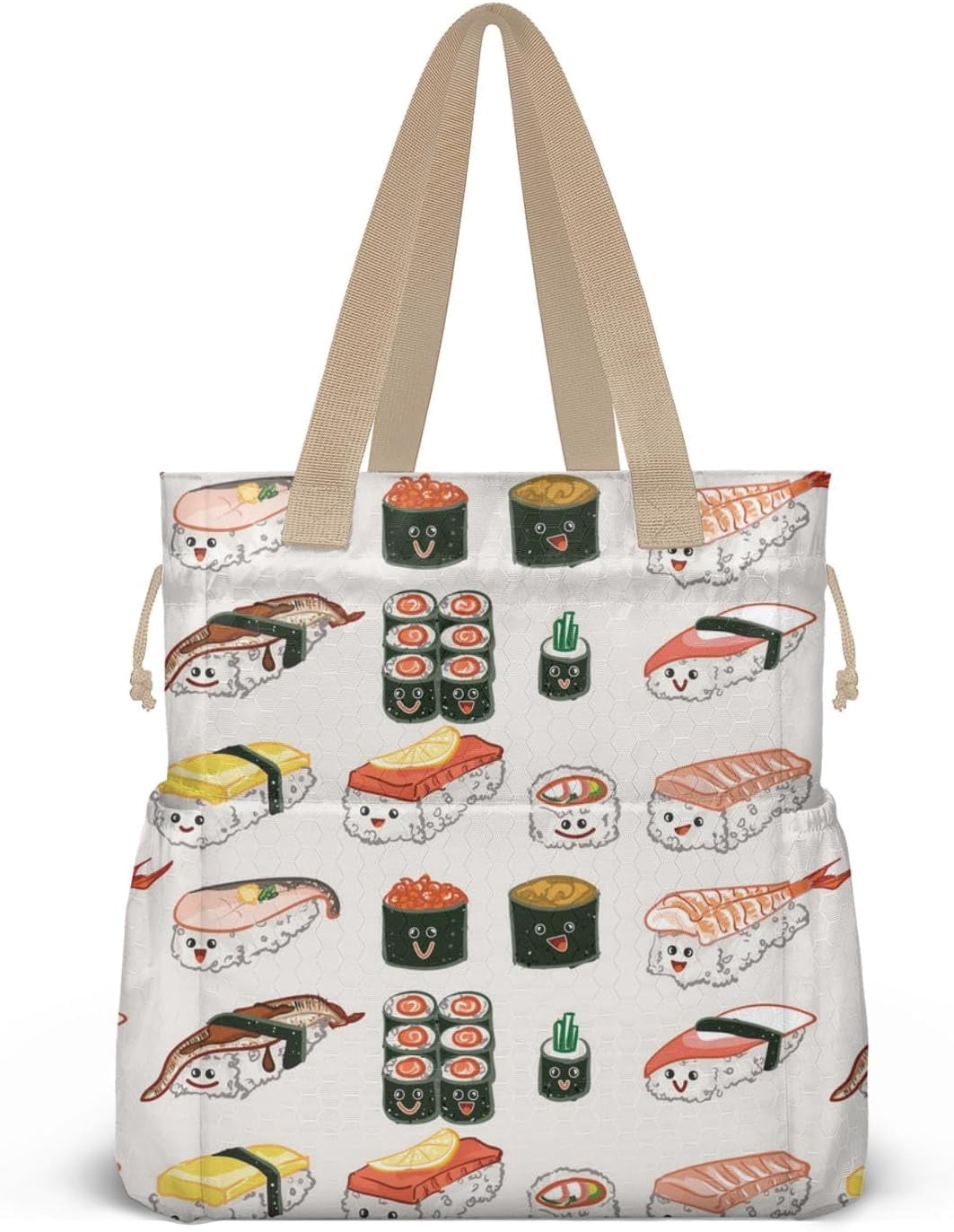Lunch Bag for Women Insulated Womens Drawstring Lunch Bag for Work, Stain-Resistant Large Lunch Box for Women with Containers, Cinch Closure Cromwell Bag Black Man Reusable Lunch Bag Office