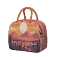 thumbnail image 1 of Lunch Bag Women Lunch Bag with Front Pocket Reusable Leakproof Large Cooler Tote for Women Men Adults with Side Pockets for Work Office Picnic Cactus Desert, 1 of 7