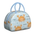 thumbnail image 1 of Lunch Bag Women,Lunch Box for Women Adult Men,Small Leakproof Marine Adorable Crab Lunch Tote Large Capacity Reusable Insulated Cooler Lunch Container for Work Office Picnic, 1 of 7