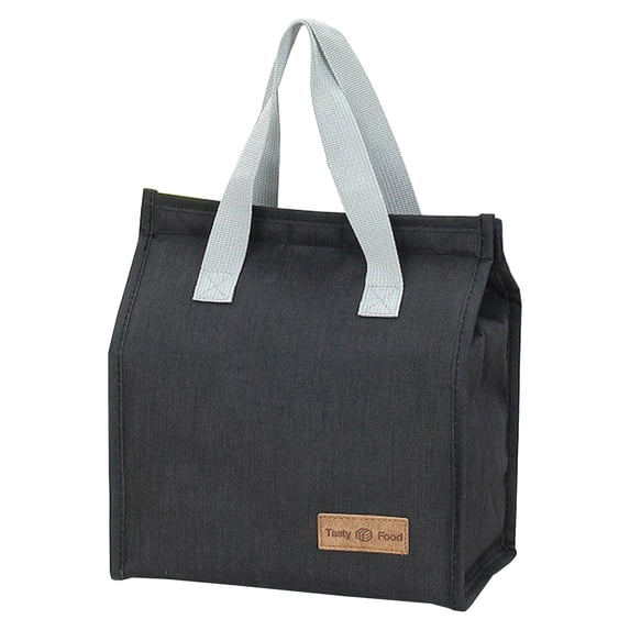 Lunch Bag for Women and Men,Adult Insulated Lunch Bag ,Small Leakproof Cooler Food Lunch Containers,Reusable Large Capacity Lunch Tote Bags for Work, Travel, Picnic Outdoor,8.86''x5.12''x10''(Black)