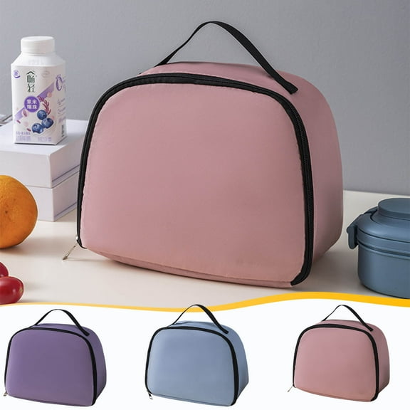 Lunch Bag for Women and Men | Large Capacity Insulated Lunch Box | Waterproof Leak-Proof Easy to Clean | Thermal Cooler Tote | 10 x 6 x 8 in | Picnic Travel Work Office | Holds 12 Cans