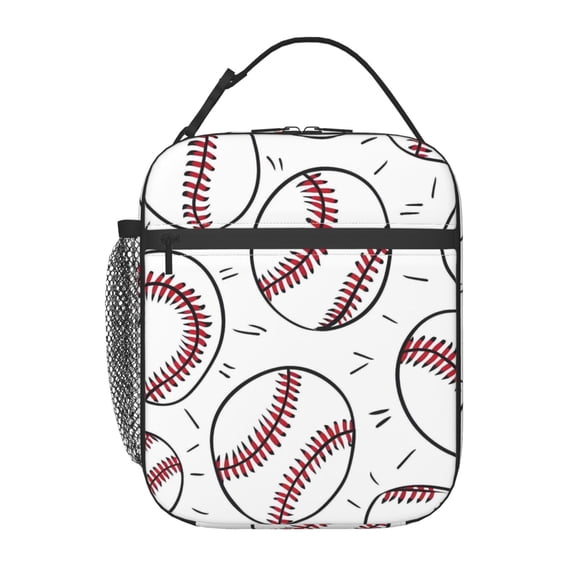 Lunch Bag For Women Men Lovely Lunch Tote Bags Reusable Insulated Lunch Box Large Capacity Cooler For Work Picnic Travel
Baseball Theme Sporty Dynamic Style (2)