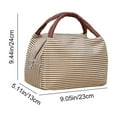 thumbnail image 1 of Lunch Bag for Adults 9x5x7 Inch, High-Capacity Aluminum Foil Insulated Cooler Bag, Reusable Water-Resistant Tote for Work, Picnic, Beach or Travel, 1 of 6