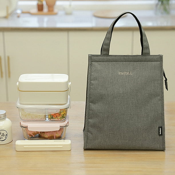 Lunch Bag for Men Women Insulated Lunch Tote Bag Cooler Bag Large Waterproof Lunch Box for Adult Grey Walmart Business Supplies