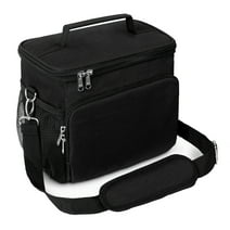 Lunch Bag for Women&Men - Lunch Thermal Cooler Bag,for Work Family Outdoor Party Picnic (Black)