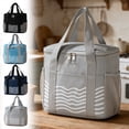 thumbnail image 1 of Lunch Bag for Women/Men,Waterproof Reusable Portable Lunch Tote,LeakProof Adult Lunch Box for Office Work Picnic Beach, 1 of 8