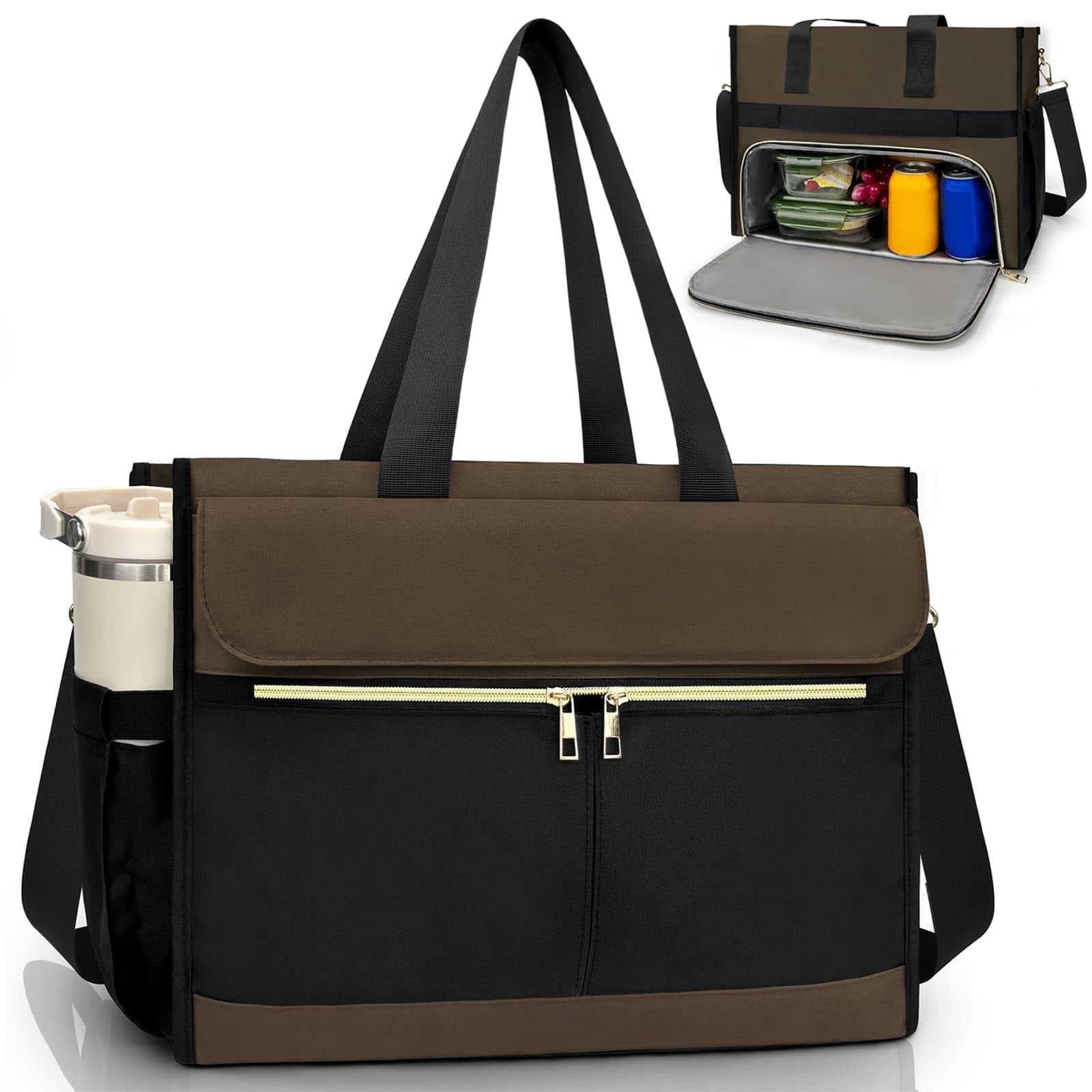 Pasman Water-Resistant Polyester Reusable Lunch Totes