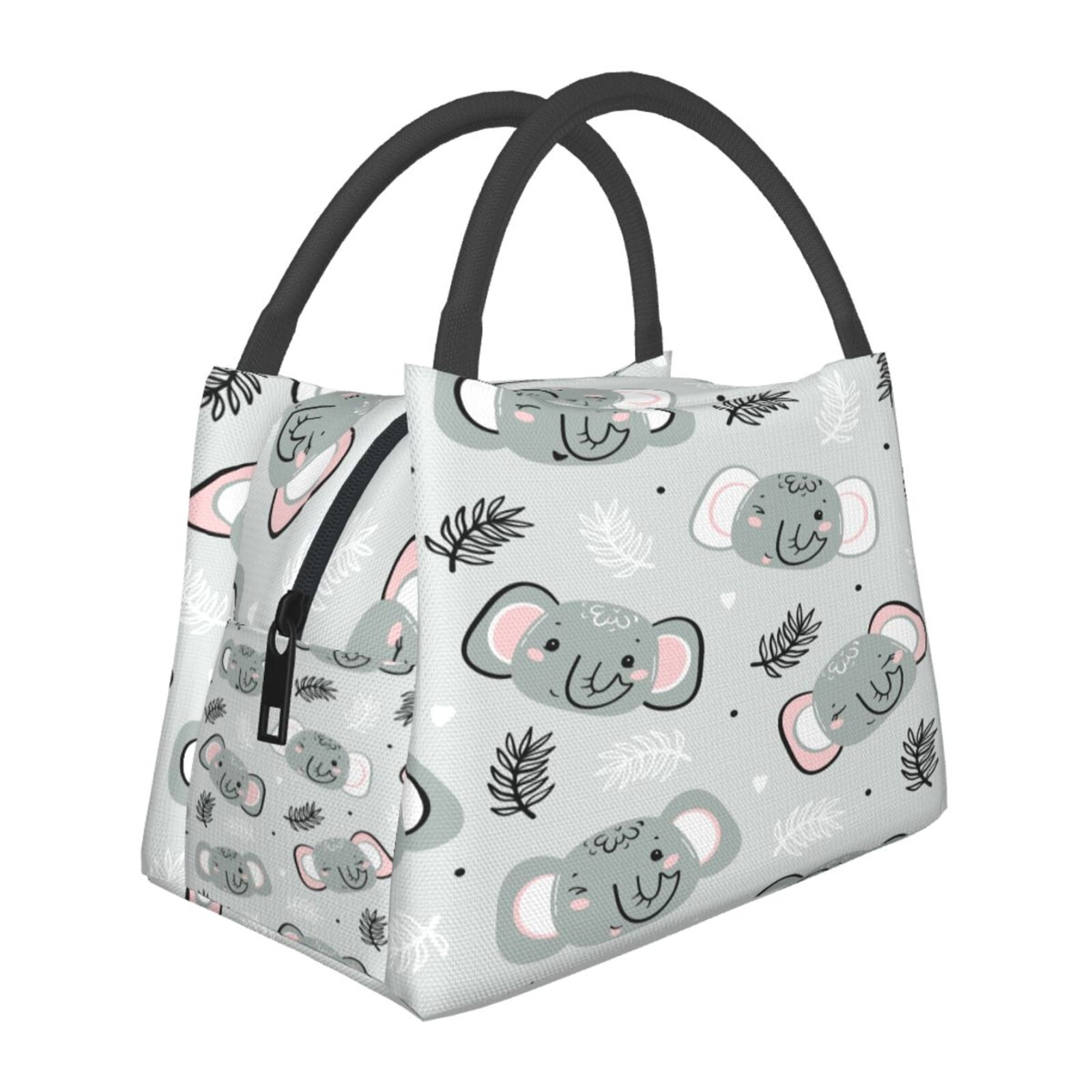 Lunch Bags Reusable Lunch Tote Bags Women/Men Portable Cooler Bag ...