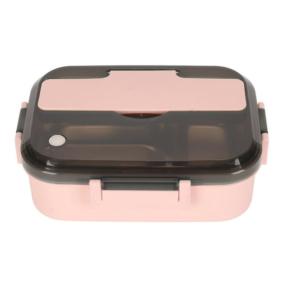 Lunch Box, 3 Compartments Hot Lunch Containers Steel with Chopsticks, Thermal Insulation Container (3 Compartment)