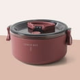 thumbnail image 1 of Lunch Box Adult,Compartment Lunch Box Bento Box,Bento Boxes for Lunch,Fresh Box Plastic Sealed Box Microwave Oven for Office Workers Special Lunch Box with Lid Circular Instant Bowl Refrigerated, 1 of 7