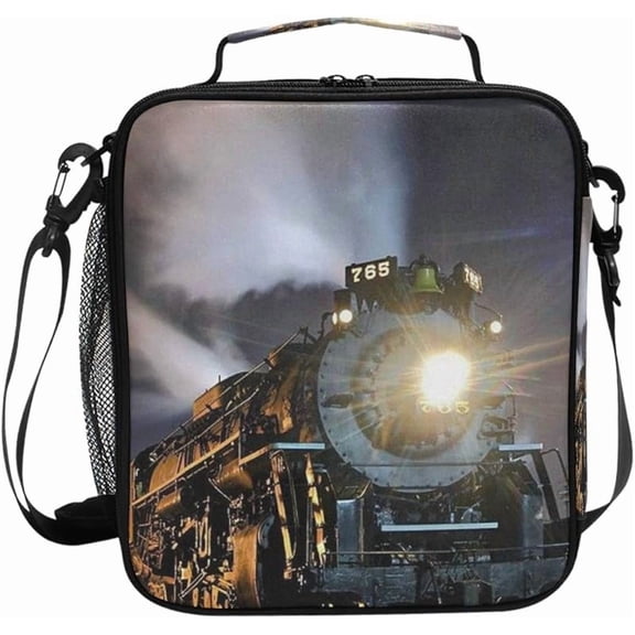 Lunch Box Bag - Steam Train, Canvas