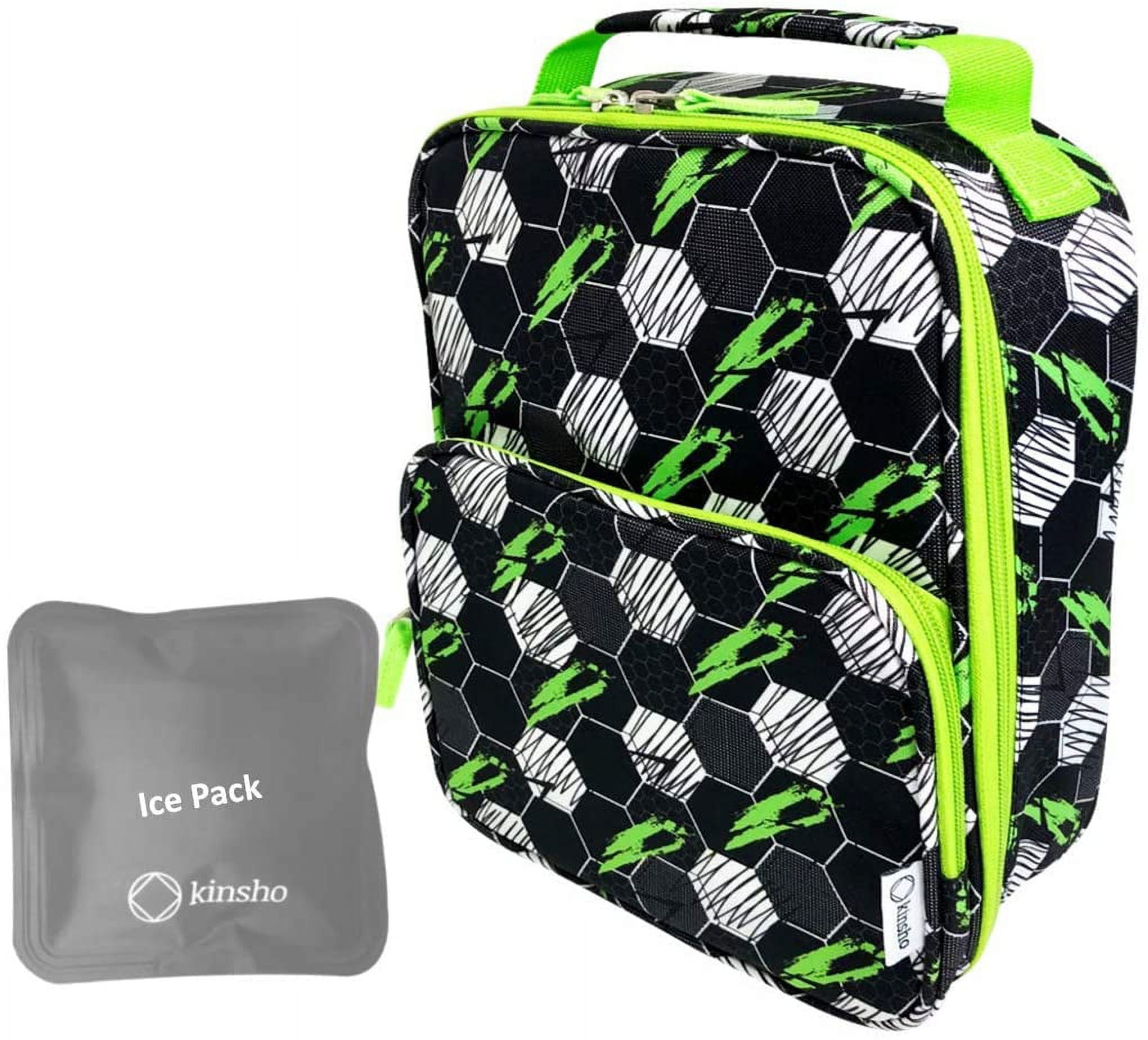 Lunch Box for Boys with Ice Pack, Insulated Bag for Kids Tweens Primary