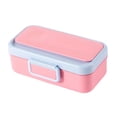 thumbnail image 1 of Lunch Box Cup Set with Cartoon Design, Portable Microwave Safe Leakproof Bento with Cutlery for University Office Adults, 1 of 6