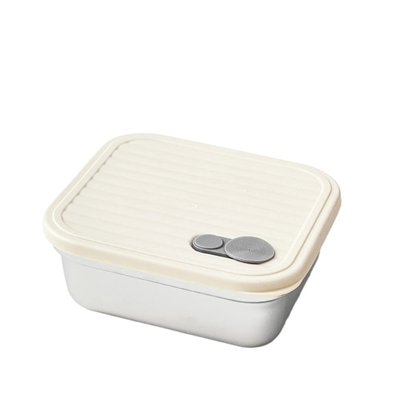 Lunch Box Food Grade Stainless Divid Section Breakfast Sandwich Container