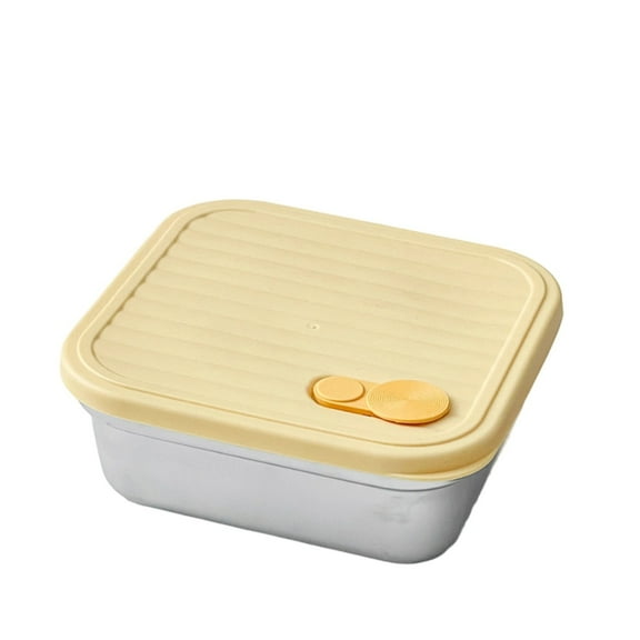 Lunch Box Food Grade Stainless Divid Section Breakfast Sandwich Container