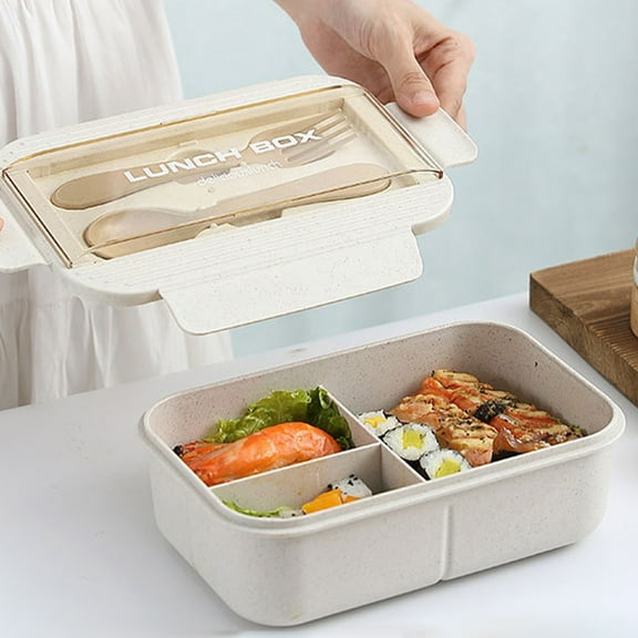 Lunch Box Food Heater for Adult, 3 in 1 Portable Food Warmer Lunch Box for Car & Home, Leak Proof, Student Portable Lunch Box Microwave Heating Office Worker Lunch Box Clearance