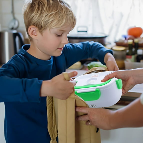 Lunch Box Food Warmer- Portable Heated Lunch Box- Adult Heated Lunch Box With 1L Removable Stainless Steel Container