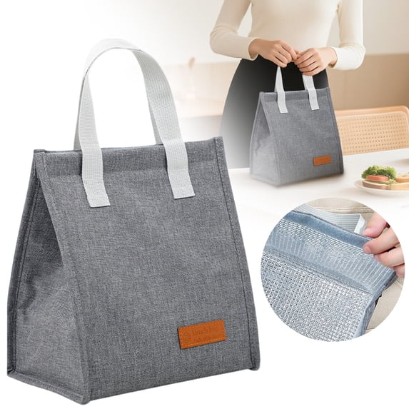 Lunch Box Insulated Bag Large Capacity Thermal For Outdoor Use Insulated Lunch Bag For Students Portable Meal Storage Bag,Lunch Bag