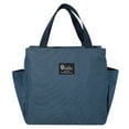 thumbnail image 1 of Lunch Box Insulated Lunch Cooler Bag Reusable Lunch Tote Kit for School Travel,Lunch Box Storage Bags Thermal Insulated Canvas Tote Pouch School Bento, 1 of 2