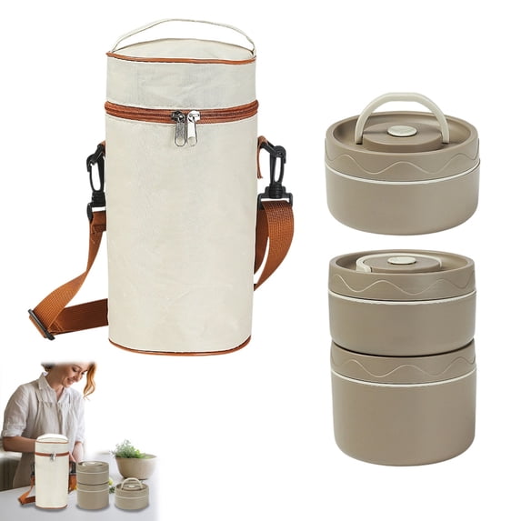 Container Box Warehouse Lunch Box Insulated Soup Container Insulated Lunch Box, Stackable ...