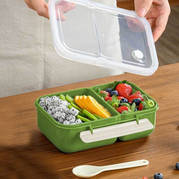 Lunch Box for Women/Men, Portable Lunch Boxes Fruit Boxes Compartmentalised Lunch Boxes Lunch Boxes Food Storage Lids Leak Proof Food Preparation Containers Forstorage