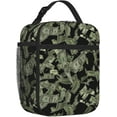 thumbnail image 1 of Lunch Box Men Women Insulated Portable Lunch Tote Cooler Thermal Cute Lunch Bag Tote for Work/Picnic/Office/Hiking, for Dollar Sign Money, 1 of 6