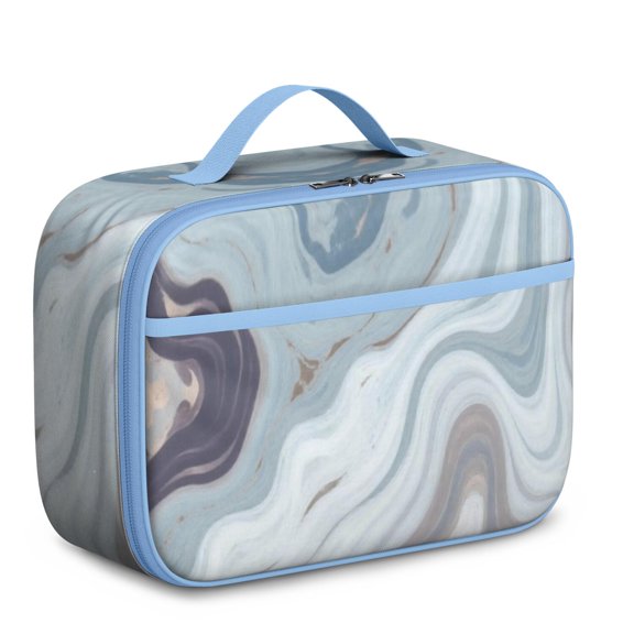 Lunch Box with Padded Liner Spacious Insulated Lunch Bag Durable Thermal Lunch Cooler Pack with Strap for Commuters Outdoor Enthusiasts School Sports Office/Work Meals Picnic & Camping