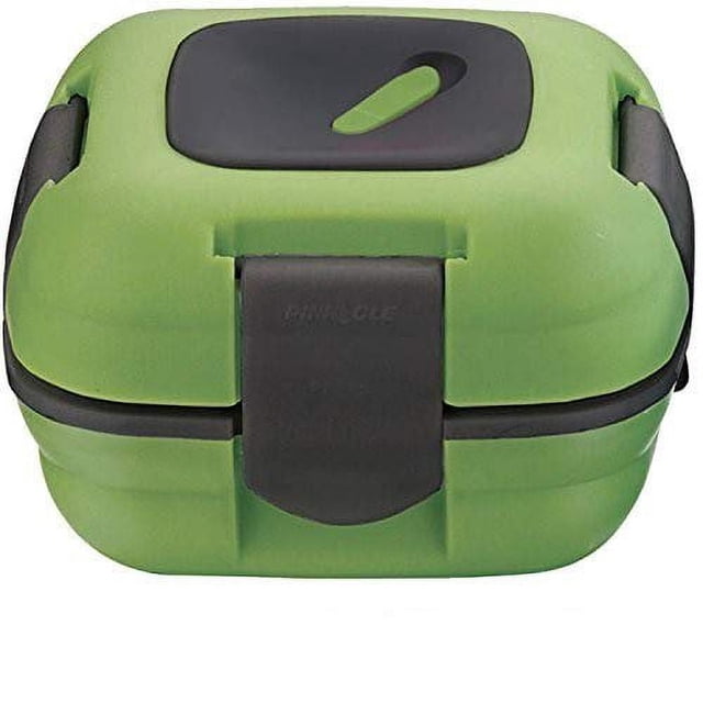 Pinnacle Insulated Leakproof Lunch Box 16 oz – Thermal Food Container for Kids & Adults, Green