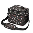 thumbnail image 1 of Lunch Box Pioneer Flower Floral Print Pattern Insulated Lunch Bag for Women Men,Medium Leakproof Lunchbox Cooler Bag Adjustable Strap,10 X 6.7 X 8 Inches, 1 of 6