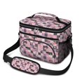 thumbnail image 1 of Lunch Box Pioneer Flower Floral Print Pattern Insulated Lunch Bag for Women Men,Medium Leakproof Lunchbox Cooler Bag Adjustable Strap,10 X 6.7 X 8 Inches, 1 of 6